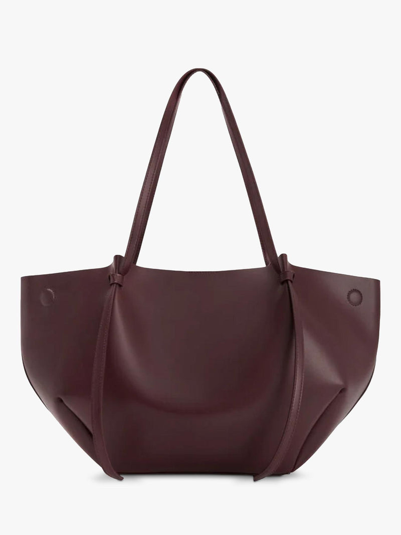 CHARLES & KEITH XL Calla tote bag in Winterberry Red - British product