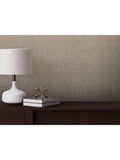 John Lewis Alzira Mocha wallpaper with basket-weave design, UK version