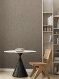 John Lewis Alzira Mocha wallpaper with basket-weave design, UK version