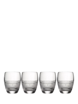 John Lewis Wedgwood Helia Cut Crystal Glass Tumblers Set of 4 410ml- Buy online at McGrocer