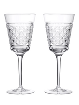 John Lewis Waterford Opulence Crystal Cut Red Wine Glass, Set of 2, 380ml- Buy online at McGrocer