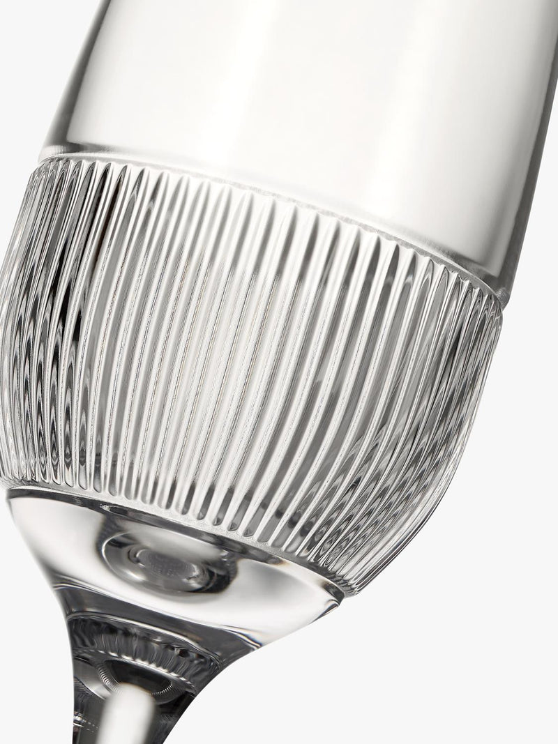 Wedgwood crystal champagne flutes set of 2 330ml, imported from the UK