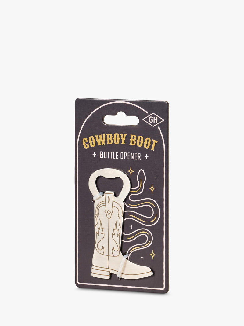 Gentlemen's Hardware cowboy boot bottle opener, imported from the UK