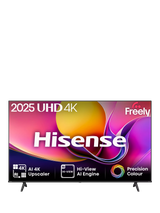John Lewis Hisense 50E6QTUK LED HDR 4K Ultra HD Smart TV, 50 inch, Black- Buy online at McGrocer