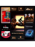 Hisense 75A6QTUK 4K Smart TV 75 inch - British product