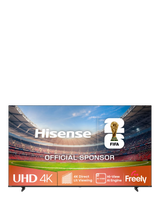 John Lewis Hisense 85A6QTUK LED HDR 4K Ultra HD Smart TV, 85 inch, Black- Buy online at McGrocer