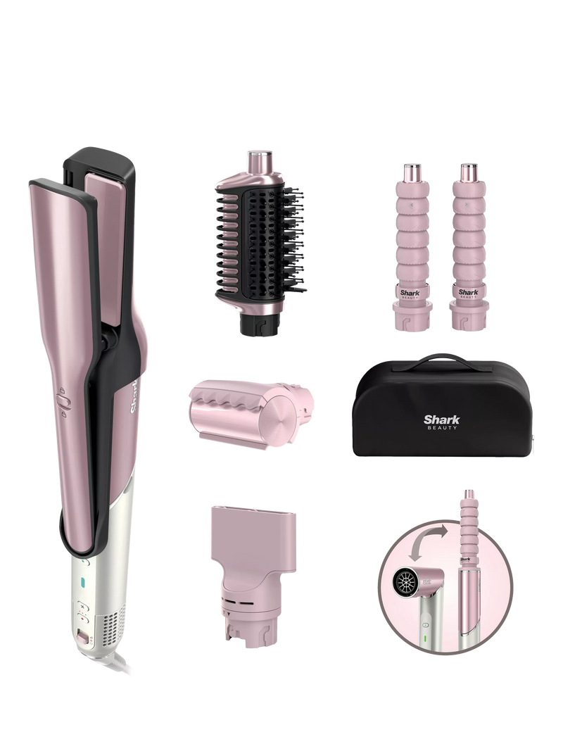 Shark GlamAir Pink Multi-Styler - British product