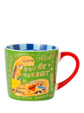 Eleanor Bowmer new bone china mug Grandad design 300ml - British product
