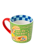Eleanor Bowmer new bone china mug Grandad design 300ml - British product