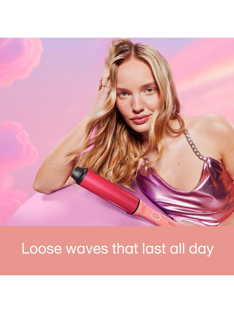 ghd Chronos Curve Max hair styler wand 38mm candy coral (British brand)
