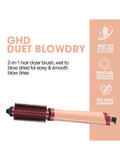 ghd Duet Blowdry Jelly hair styler Sunkissed Peach, UK version