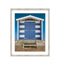 Brookpace Lascelles Beach Hut framed print 66x56cm - British product
