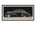 Brookpace Lascelles framed print Cadillac Series 62 1947 51x101.5cm (British brand)