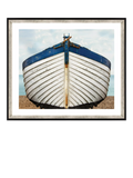 Brookpace Lascelles framed fishing boat print 76x66cm, imported from the UK