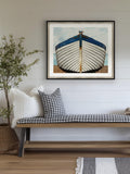 Brookpace Lascelles framed fishing boat print 76x66cm, imported from the UK