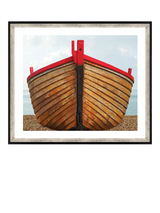 John Lewis Brookpace Lascelles Fishing Boat Framed Print, Natural, 76 x 66cm- Buy online at McGrocer