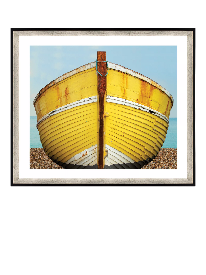 Brookpace Lascelles fishing boat framed print 76x66cm - British product