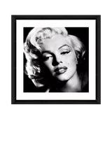 John Lewis Brookpace Lascelles Marilyn Monroe Glamour Framed Photographic Print, Black/White, 46 x 46cm- Buy online at McGrocer
