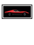 Brookpace Lascelles Lamborghini Miura framed print 51x101.5cm, imported from the UK