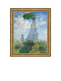 Brookpace Lascelles framed canvas print of Monet's Woman with a Parasol 34x29cm (British brand)