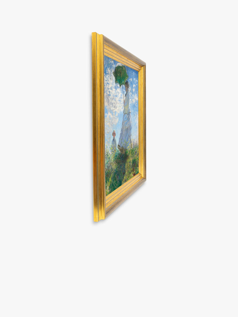 Brookpace Lascelles framed canvas print of Monet's Woman with a Parasol 34x29cm (British brand)