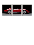 Brookpace Lascelles Maserati 250S Fantuzzi triptych print 65x175cm - British product