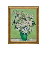 John Lewis Brookpace Lascelles Vincent Van Gogh 'Roses' Framed Canvas Print, 29 x 34cm- Buy online at McGrocer