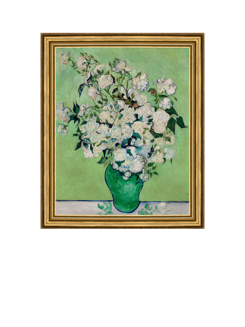 Brookpace Lascelles Van Gogh Roses canvas print 29x34cm - British product