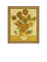 John Lewis Brookpace Lascelles Vincent Van Gogh 'Sunflowers' Framed Canvas Print, 29 x 34cm- Buy online at McGrocer