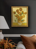 Brookpace Lascelles Van Gogh Sunflowers framed canvas print 29x34cm, imported from the UK