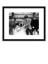 John Lewis Brookpace Lascelles The Beatles Framed Photographic Print Black and White 45 x 55cm- Buy online at McGrocer