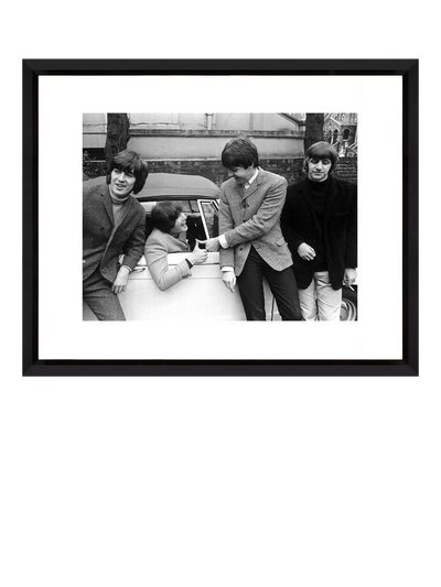 John Lewis Brookpace Lascelles The Beatles Framed Photographic Print Black and White 45 x 55cm- Buy online at McGrocer