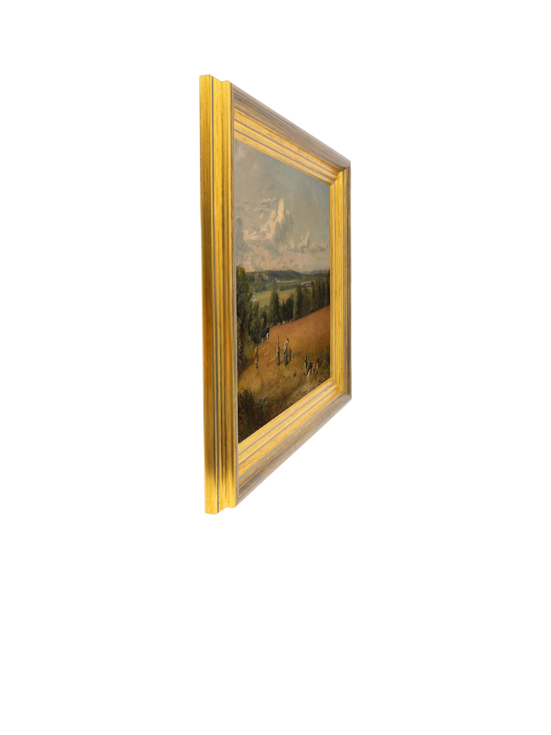 Brookpace Lascelles framed canvas print John Constable The Wheat Field 29x34cm, UK version