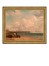 John Lewis Brookpace Lascelles John Constable 'Yarmouth Jetty, 1822' Framed Canvas Print, 29 x 34cm- Buy online at McGrocer