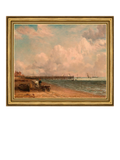Brookpace Lascelles John Constable Yarmouth Jetty framed canvas print 29x34cm, UK version