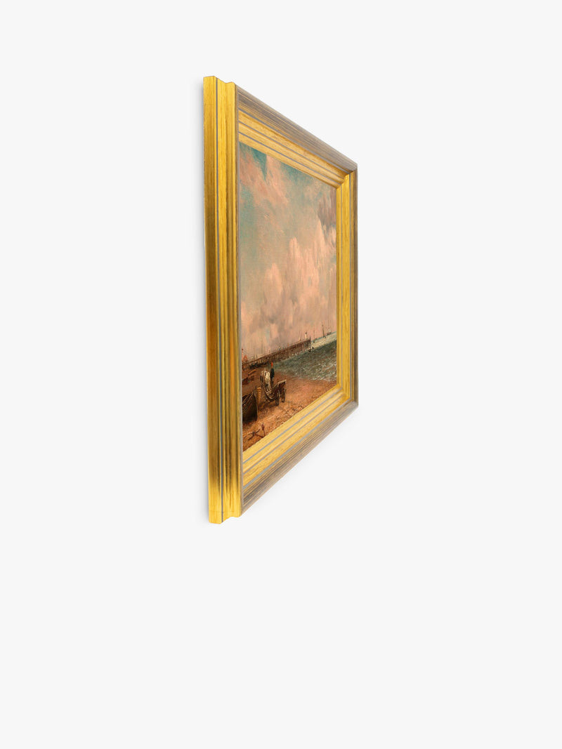 Brookpace Lascelles John Constable Yarmouth Jetty framed canvas print 29x34cm, UK version