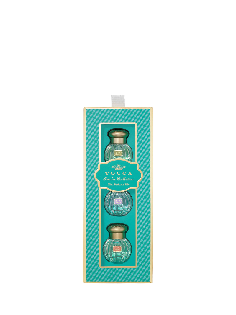 TOCCA Garden Collection mini perfume trio 3 x 5ml, imported from the UK