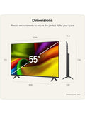 LG 55-inch 4K HDR Smart TV - British product