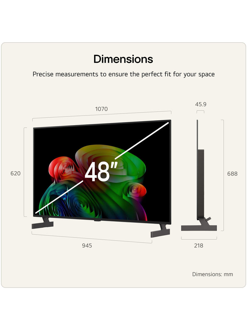LG OLED48B65LA 48-inch 4K OLED TV, imported from the UK