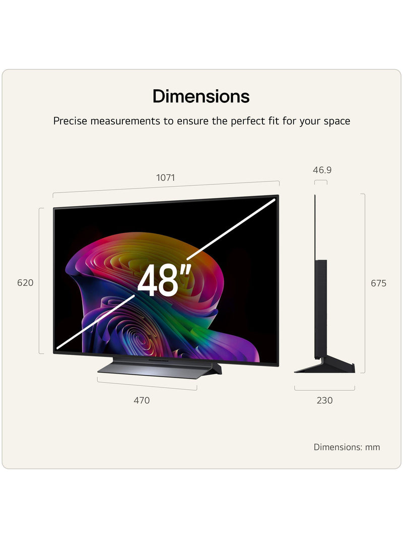 LG OLED48C64LA 48 inch 4K OLED TV, UK version