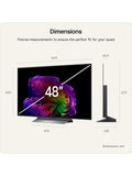 LG OLED evo G66LS 48 inch TV, imported from the UK