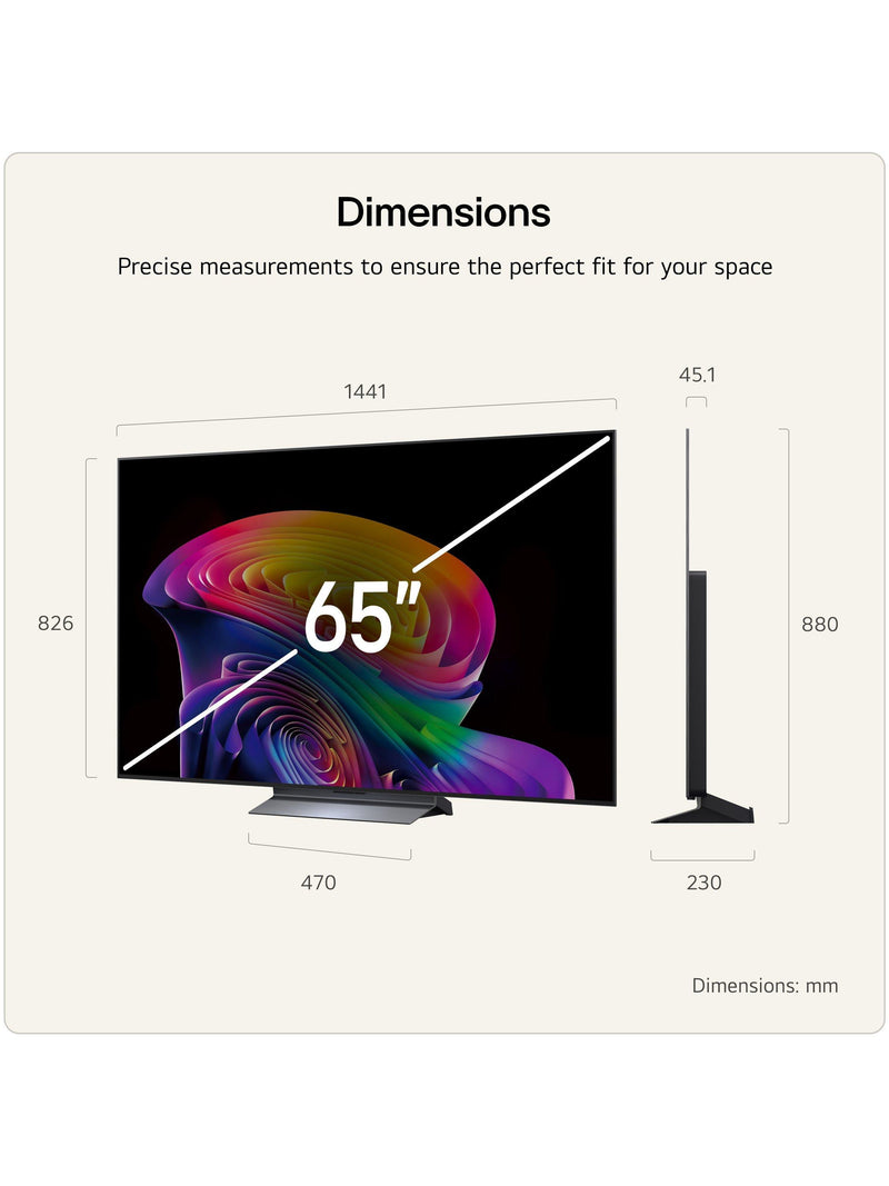LG OLED TV C6 65 inch - British product