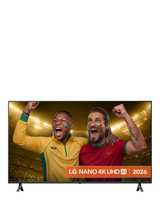 John Lewis LG 55NU800B6LA (2026) LED HDR 4K Ultra HD Smart AI TV, 55 inch, Black- Buy online at McGrocer
