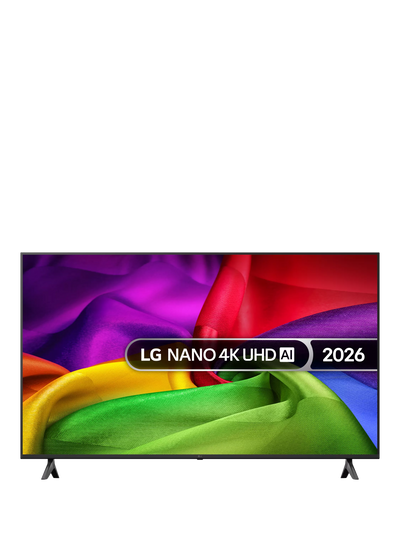 John Lewis LG 55NU800B6LA (2026) LED HDR 4K Ultra HD Smart AI TV, 55 inch, Black- Buy online at McGrocer