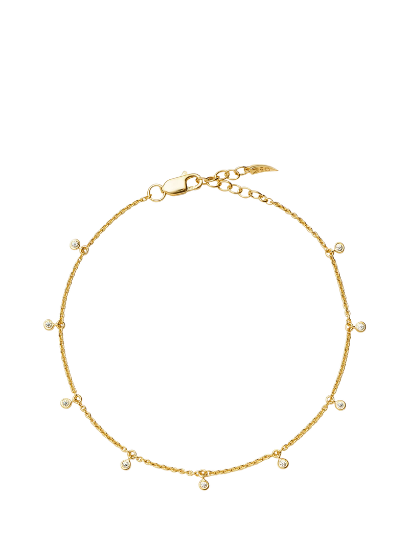 Missoma Cosmic Interstellar Drop Bracelet, Gold