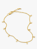 Missoma Cosmic Interstellar Drop Bracelet gold vermeil cubic zirconia, imported from the UK