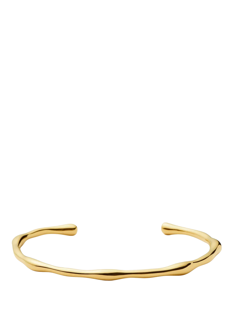 Missoma Molten Open Cuff Bracelet gold plated, imported from the UK
