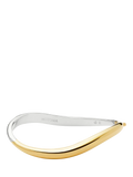 Missoma Savi Hinged Oval Bangle in Gold and Silver