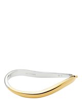 John Lewis Missoma Savi Signature Hinged Bangle Gold/Silver S- Buy online at McGrocer