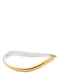 Missoma Savi Hinged Bangle Gold Silver S, imported from the UK
